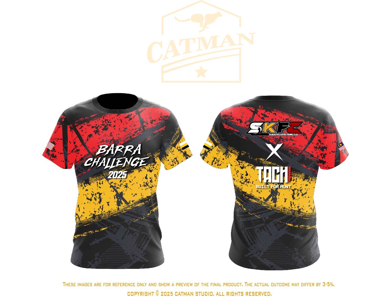 Corporate event t-shirt design printed in Ipoh