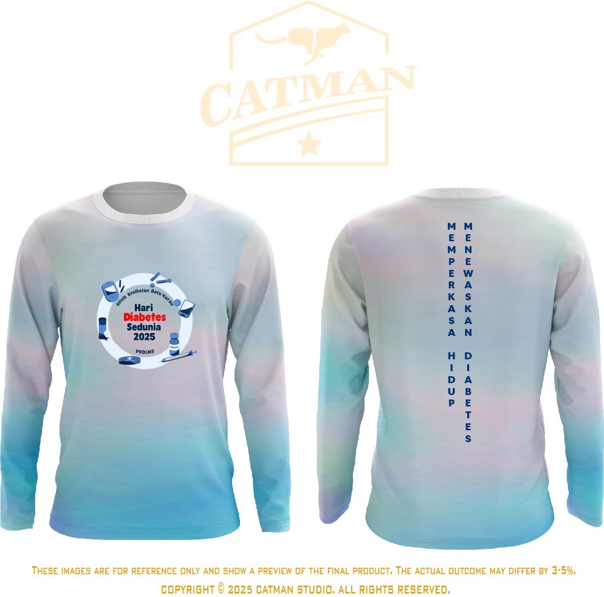 Uniform t-shirt printing for government agency in Malaysia